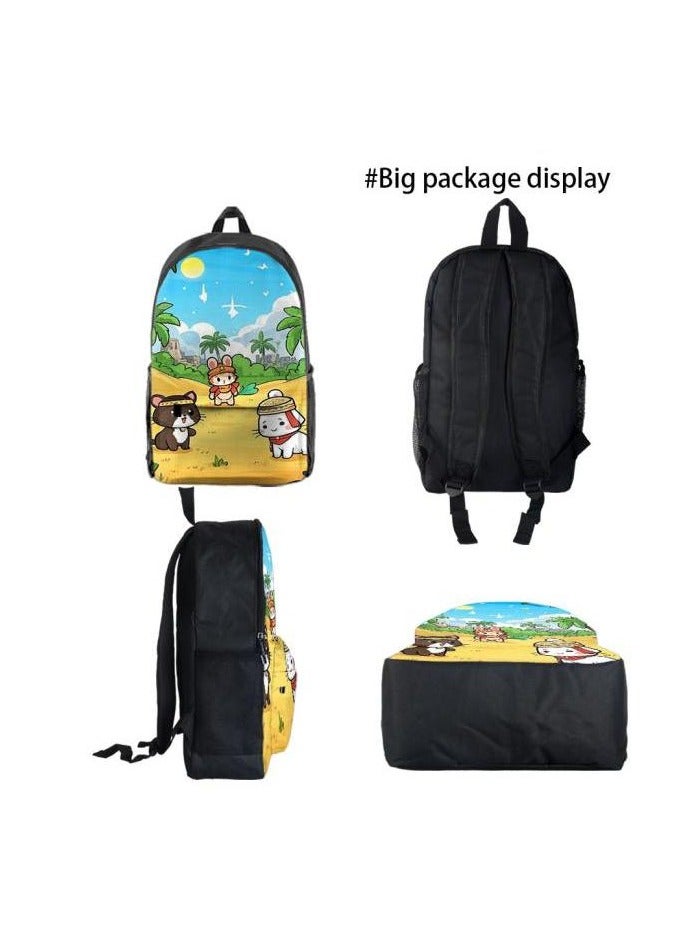 Universal cartoon new three-piece schoolbag - 454  - Image 4