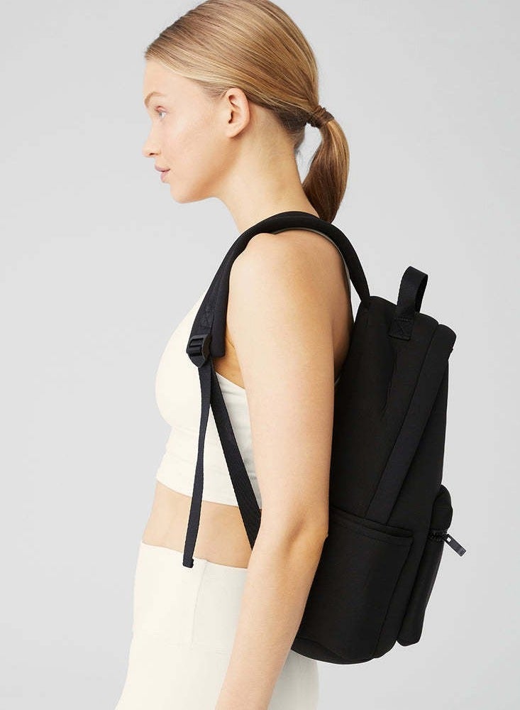 alo backpack waterproof matte black fitness bag  - Image 2