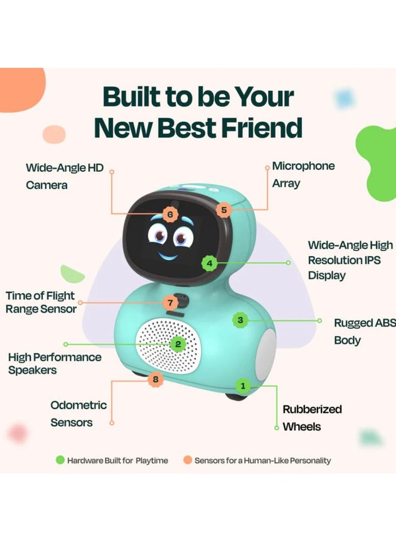 Miko Mini – AI Smart Robot for Kids with Voice Interaction, Learning Activities & Parental Controls