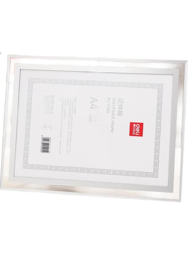 Deli Crystal Id Frame, Honor Certificate Frame, Photo Frame Id Frame A4 Authorization Document, Transparent Crystal Material, Tf103 - Image 3