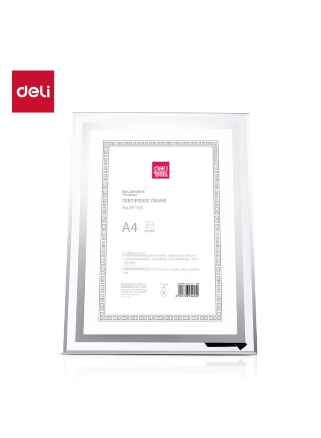 Deli Crystal Id Frame, Honor Certificate Frame, Photo Frame Id Frame A4 Authorization Doent, Transparent Crystal Material, Tf103 - Image 5