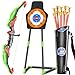 TEMI Bow and Arrow Set for Kids with LED LightsArchery Set with 10 Suction Cup Arrows Quivers  Standing Target Outdoor Toys for Kids Boys  Girls Ages 312 Years Old - Image 2