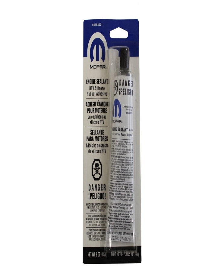 Chrysler Genuine Chrysler Accessories 4883971 RTV Silicone Rubber Adhesive Engine Sealant - 3 oz. Tube