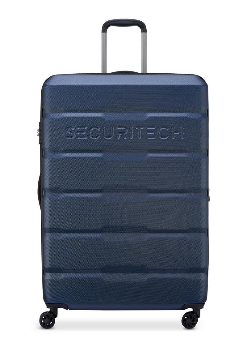 DELSEY Paris - Citadel 82 Cm Expandable 4 Double Wheel Check-In Luggage Trolley  Blue / Black Zip - Image 1