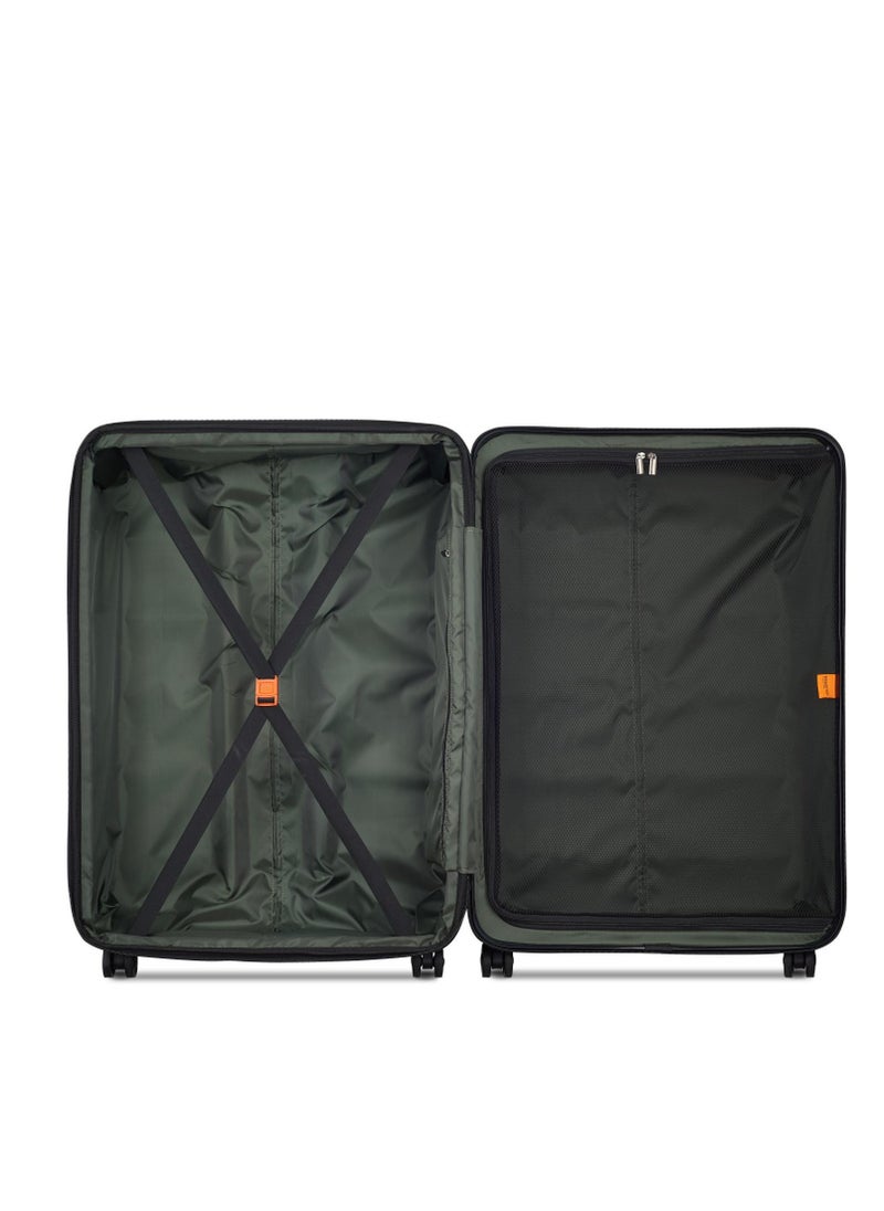 DELSEY Paris - Citadel 82 Cm Expandable 4 Double Wheel Check-In Luggage Trolley  Blue / Black Zip - Image 1