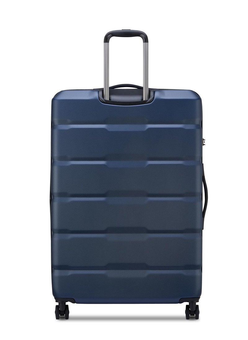 DELSEY Paris - Citadel 82 Cm Expandable 4 Double Wheel Check-In Luggage Trolley  Blue / Black Zip - Image 1