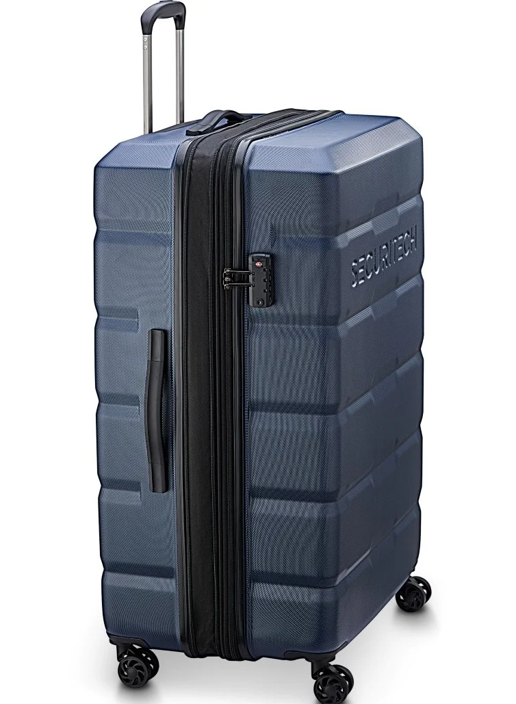 DELSEY Paris  Securitech Citadel By Delsey Paris 82 Cm Expandable 4-Double Wheeled Check-In Luggage Trolley - Blue  | Best Price UAE