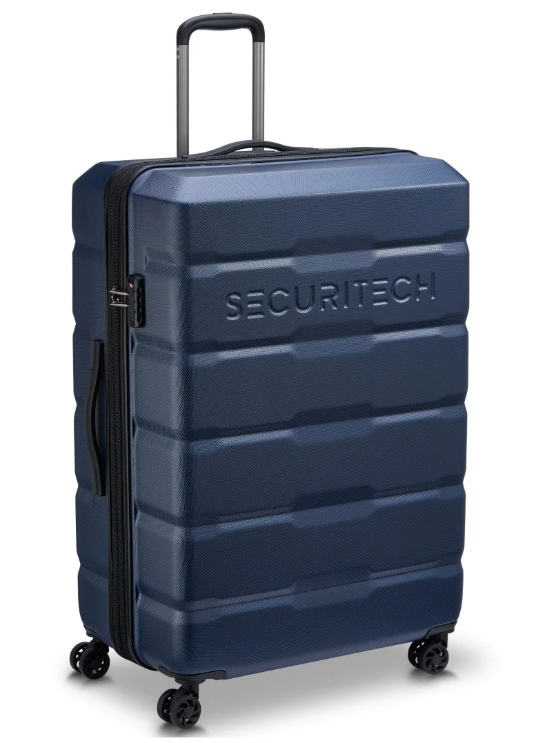 DELSEY Paris  Securitech Citadel By Delsey Paris 82 Cm Expandable 4-Double Wheeled Check-In Luggage Trolley - Blue  | Best Price UAE
