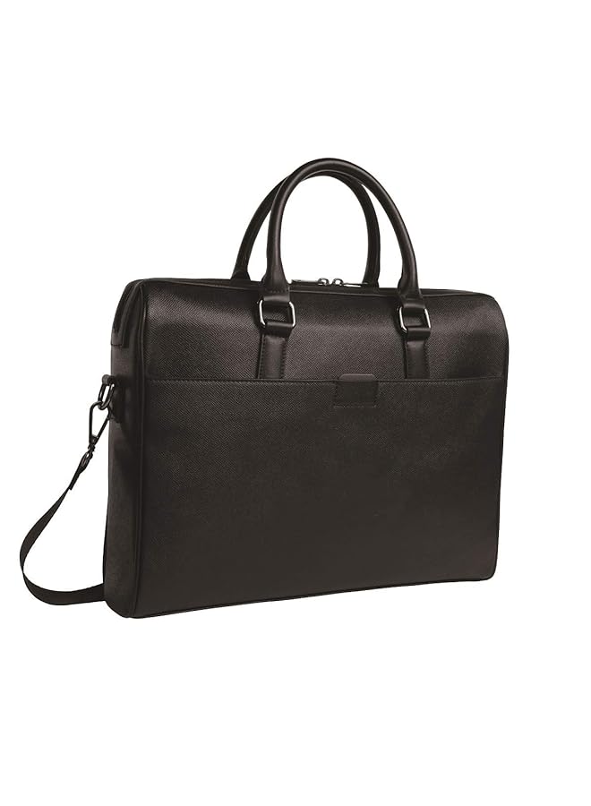 SANTHOME Kavarna 15.6 Inch Laptop Messenger Bag Black - Image 1