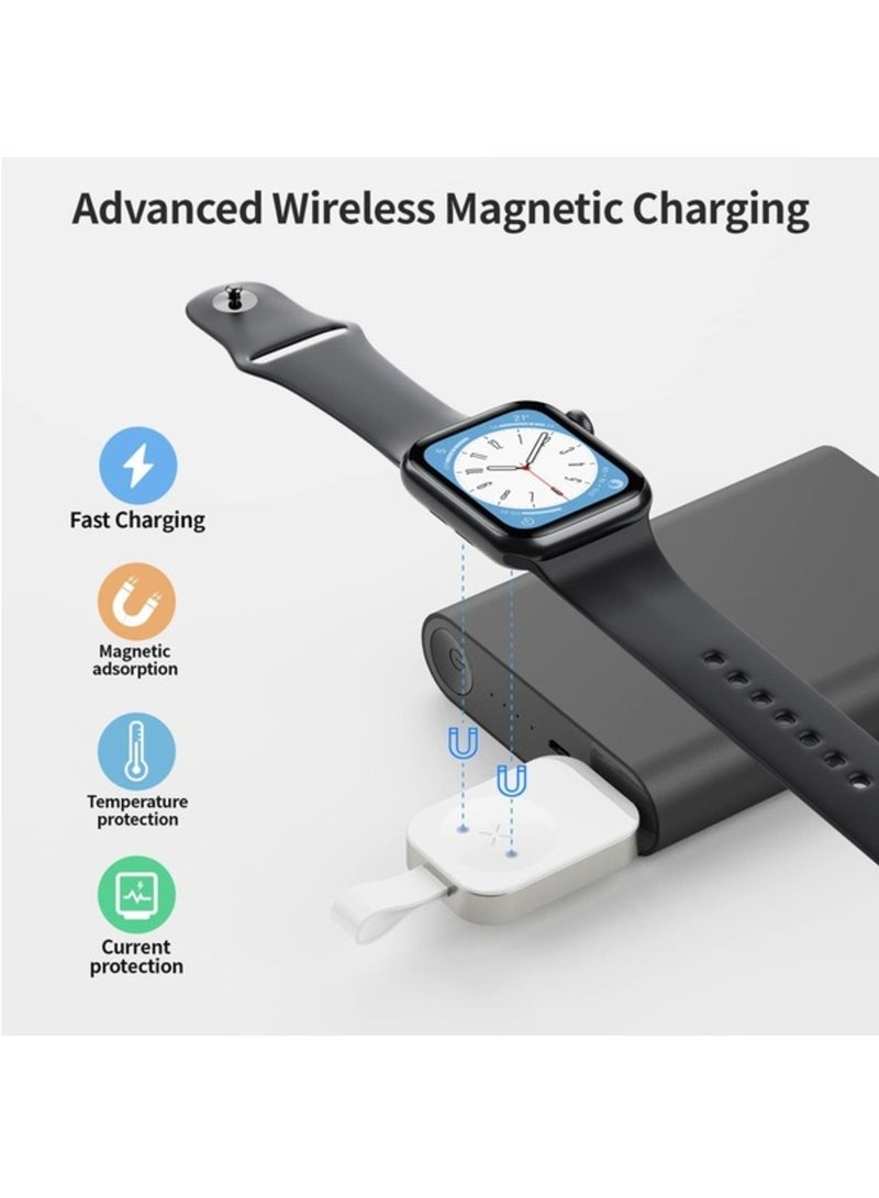 إكسفور شاحن ساعة محمول iWatch شاحن لاسلكي مع شاحن سفر مغناطيسي USB C للشحن السريع - Image 4