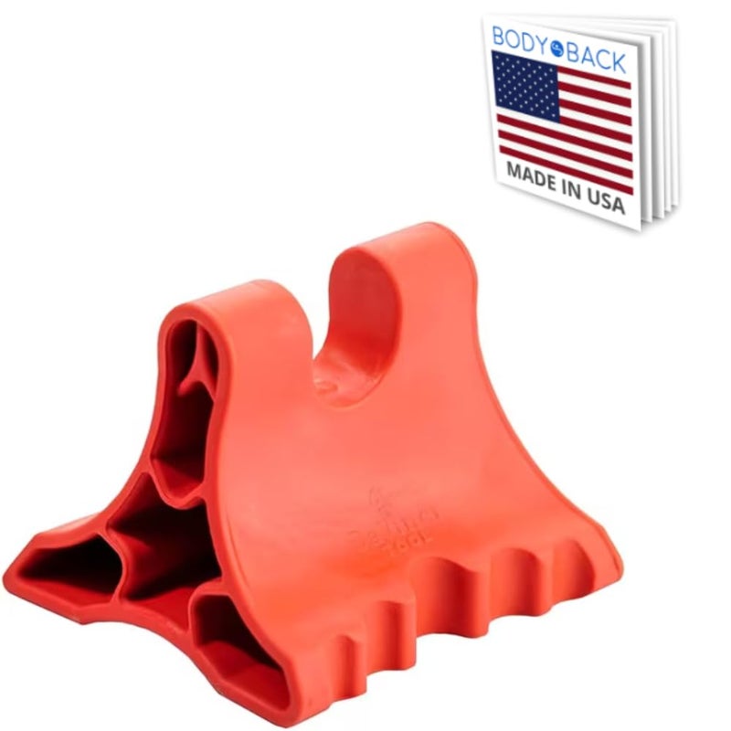 Davinci Tool Red USA Made Hard Rubber Neck Tension Relief Pressure Point Massage Tool Occipital Release Tool Cervical Traction Device Suboccipital Release Device Neck Stretcher