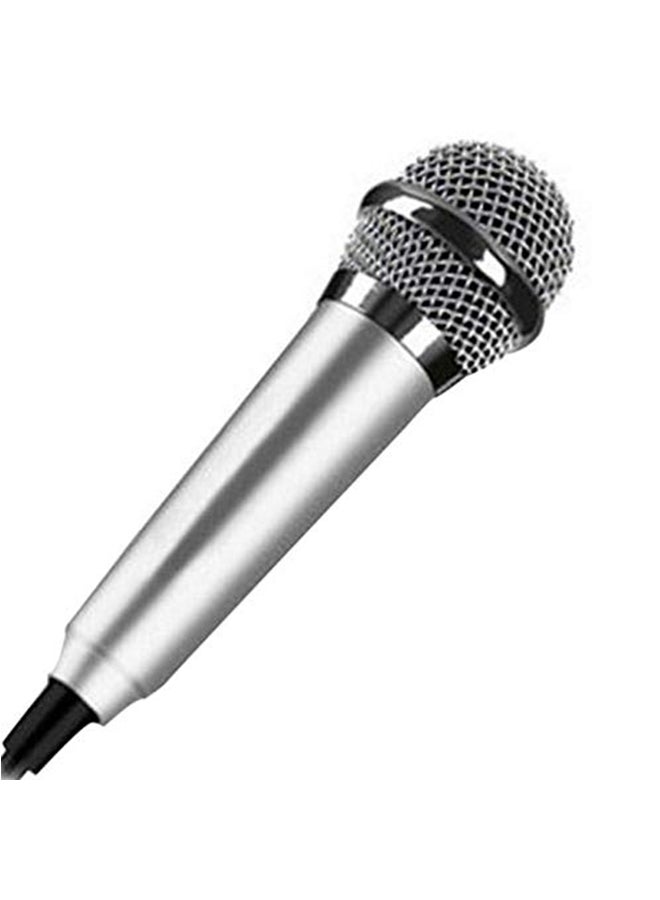 Alyashmac Portable Mini 3.5mm Microphone For Smart Phone 3164800182 Silver - Image 1