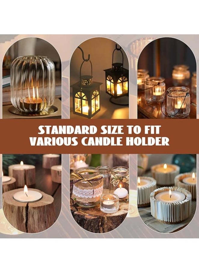 Generic 100-Piece Tea Light Candle Handmade Soy Candles White/silver  - Image 5