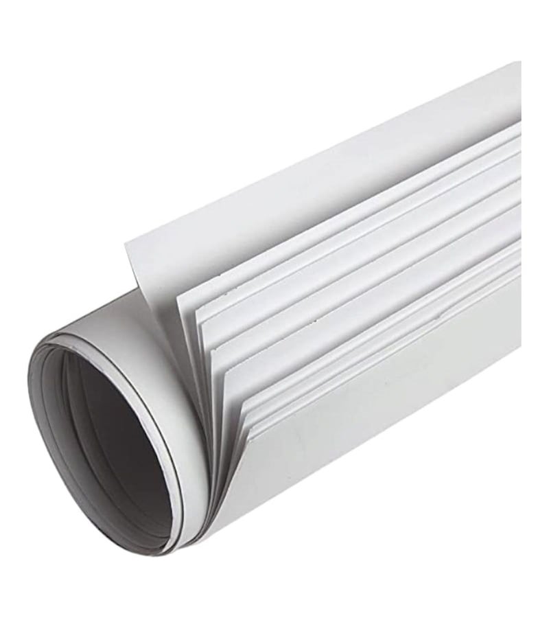 SEJASCOLLECTIONS | Pack of 20 | White, Smooth, A1, BIG / FULL Size, Chart / Pastel Sheets, Used in art and craft, collage, projects, posters etc. Plain / Unrulled, Size: 70x56 centimeters, 180 GSM thickness. - Image 1