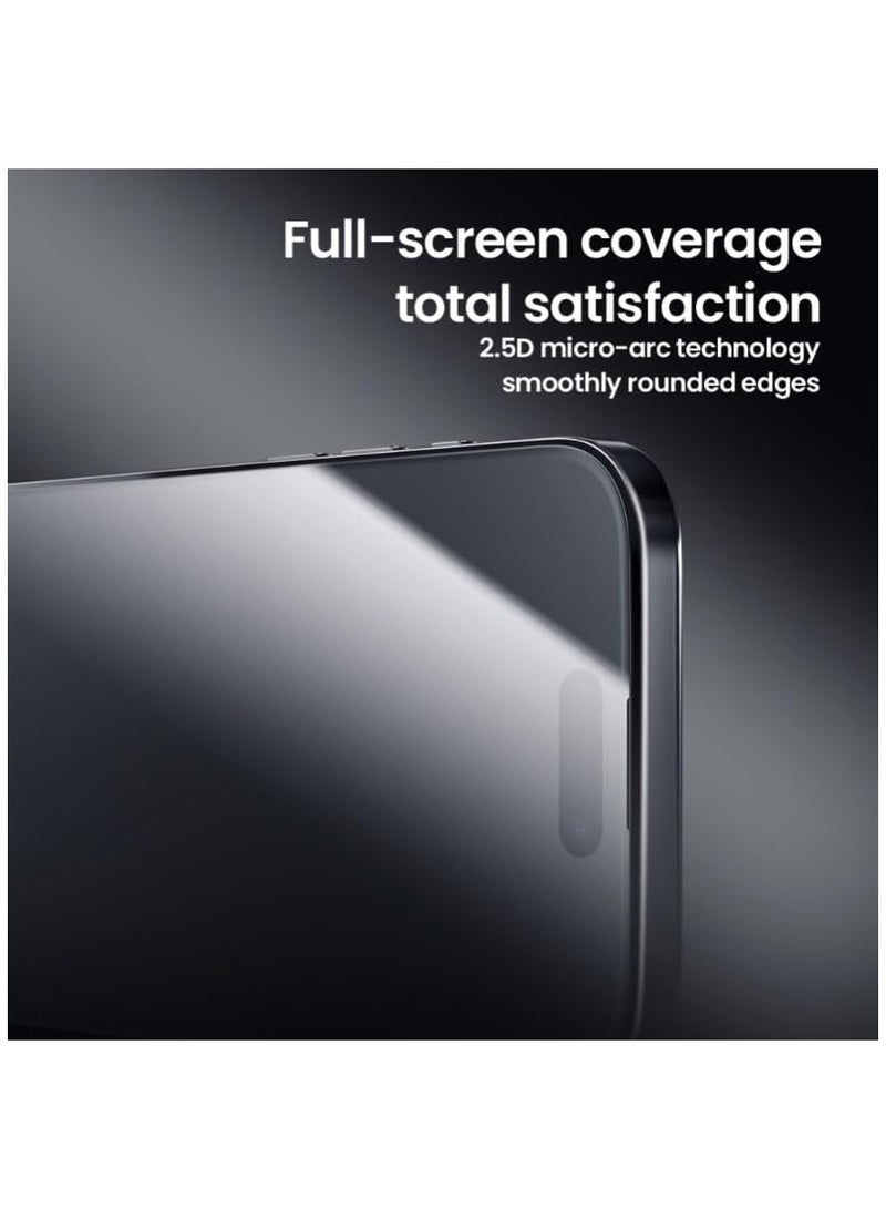Nillkin Amazing Full Coverage Cp plus Pro Anti Explosion Tempered Glass Screen Protector 2.5D Fits Apple iPhone 16 Plus 0.25mm - Black - Image 4