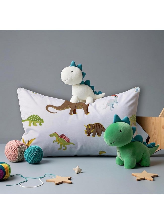 MAG 2 Pcs White Dinosaure Standard Pillowcases,Bedding Pillowcases Pack of 2 20”*26” (Standard, White) - Image 2