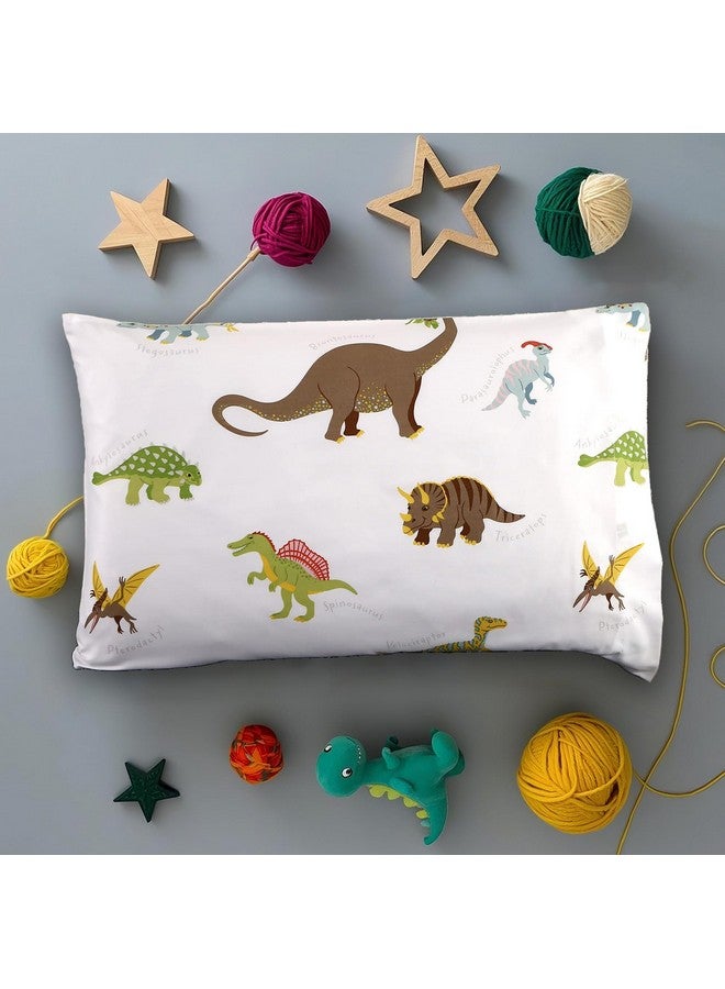 MAG 2 Pcs White Dinosaure Standard Pillowcases,Bedding Pillowcases Pack of 2 20”*26” (Standard, White) - Image 1