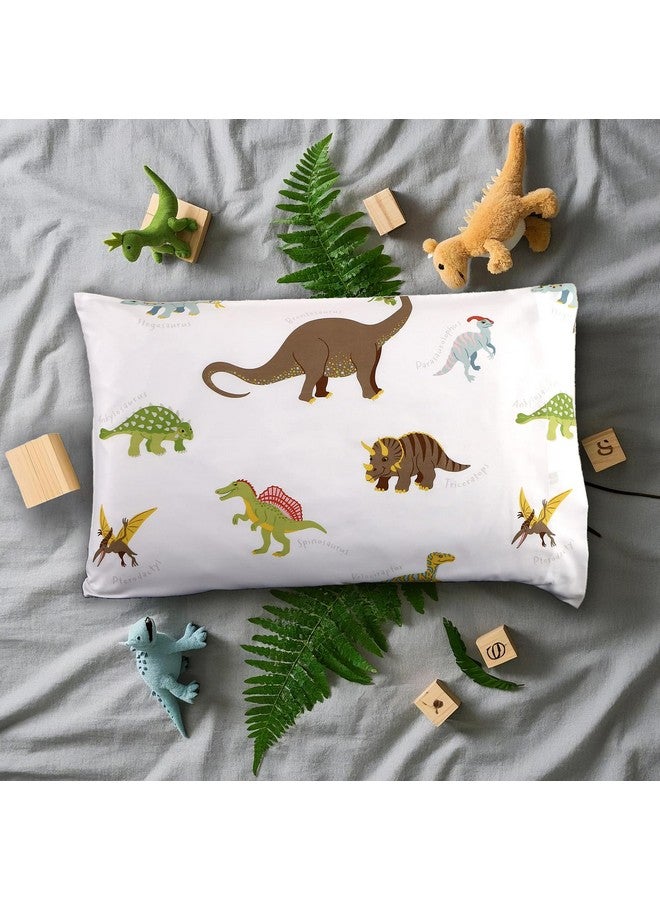 MAG 2 Pcs White Dinosaure Standard Pillowcases,Bedding Pillowcases Pack of 2 20”*26” (Standard, White) - Image 3