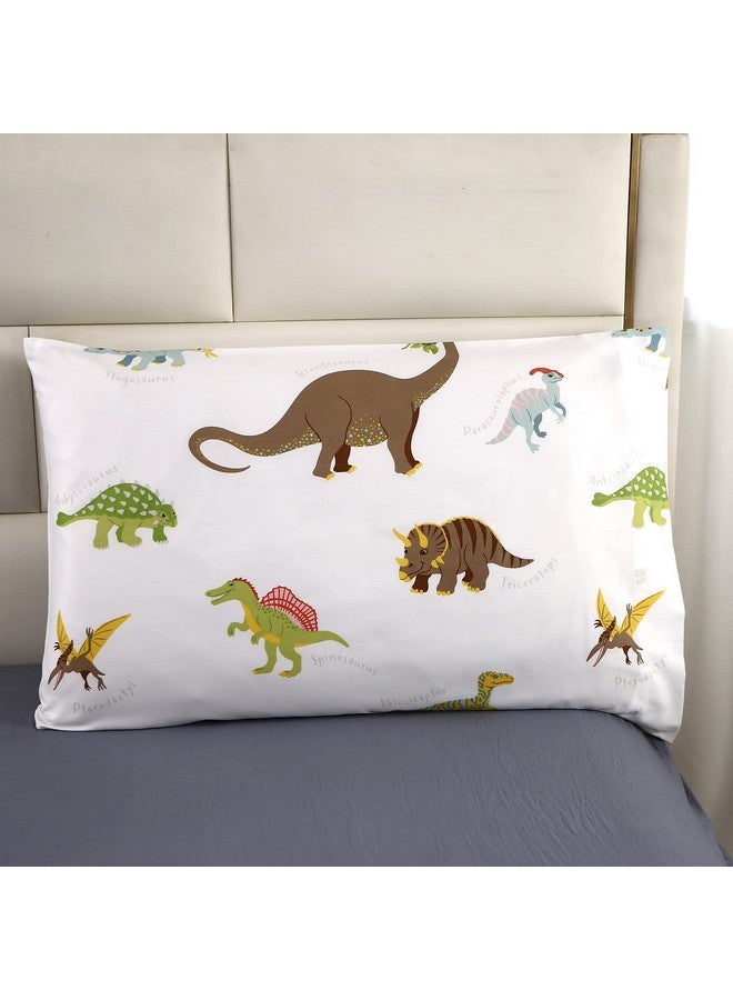 MAG 2 Pcs White Dinosaure Standard Pillowcases,Bedding Pillowcases Pack of 2 20”*26” (Standard, White) - Image 4