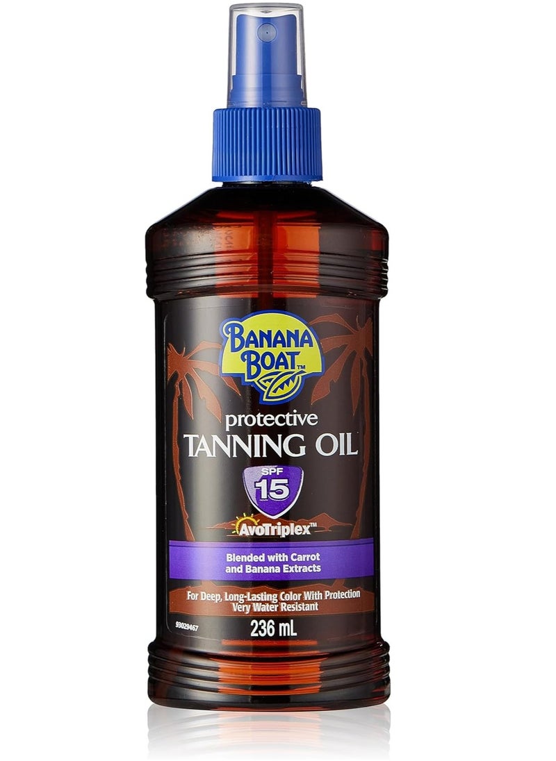 بانانا بوت زيت التسمير الواقي بعامل حماية من الشمس SPF15 (236مل) 
