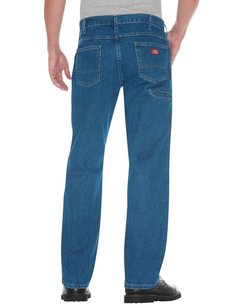 Dickies mens Relaxed Fit Workhorse jeans, Stone Washed Indigo Blue, 34W x 30L US - Image 2