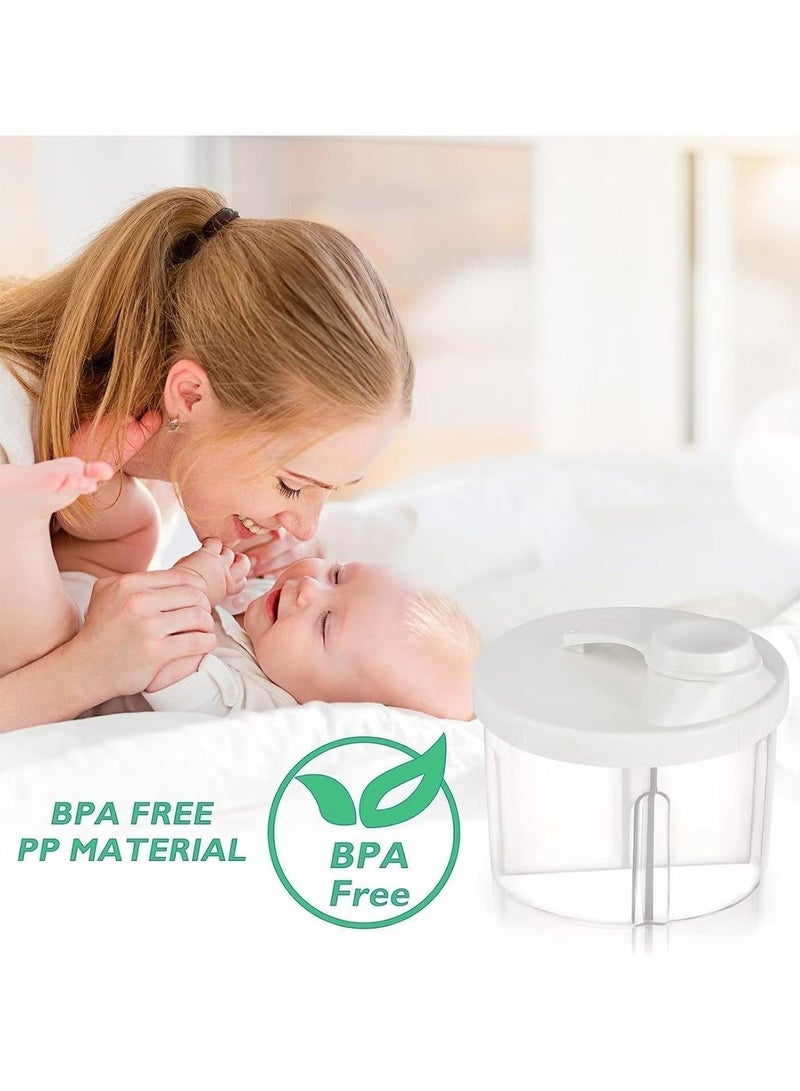 BoboCare baby milk powder container, Portable Formula Dispenser with Compartments, Non-Spill milk powder container, Safe baby food container for Travel - Image 5