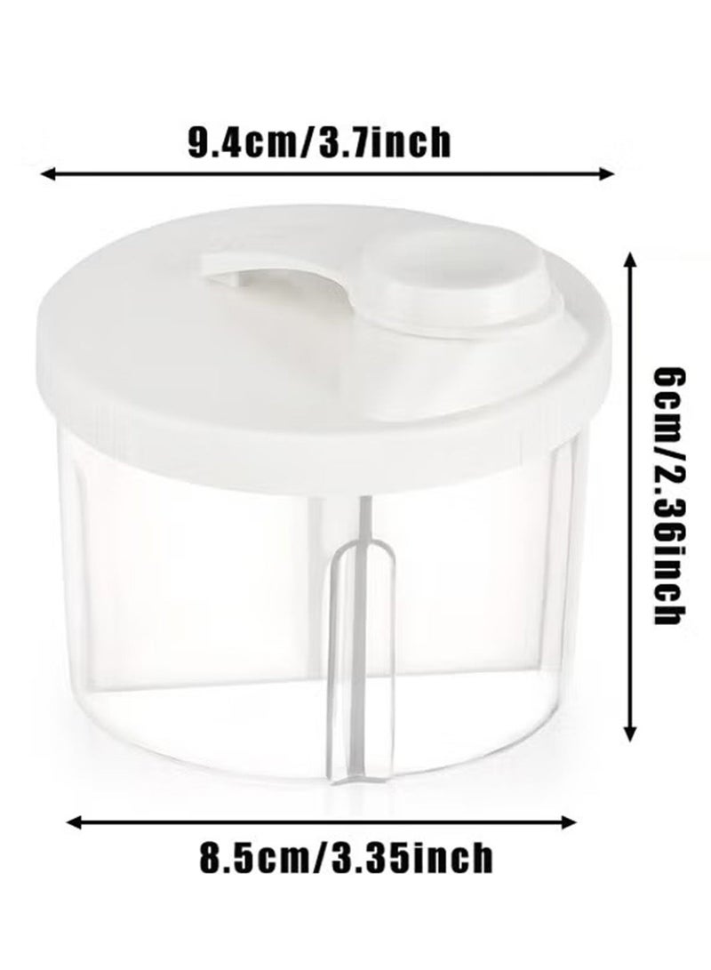 BoboCare baby milk powder container, Portable Formula Dispenser with Compartments, Non-Spill milk powder container, Safe baby food container for Travel - Image 2