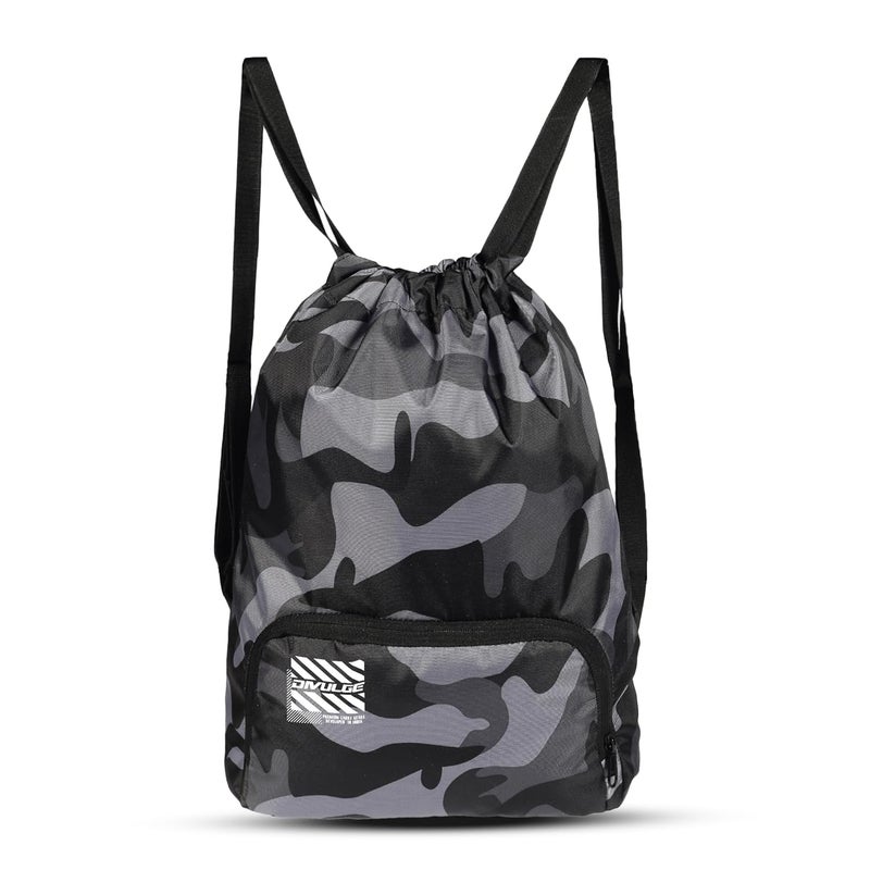 DIVULGE Drawstring Daypack Bag Sports Backpack Gym Bag, Backpack and Multi Utility Bag for Running, Outdoor and Indoor Sports - Image 1