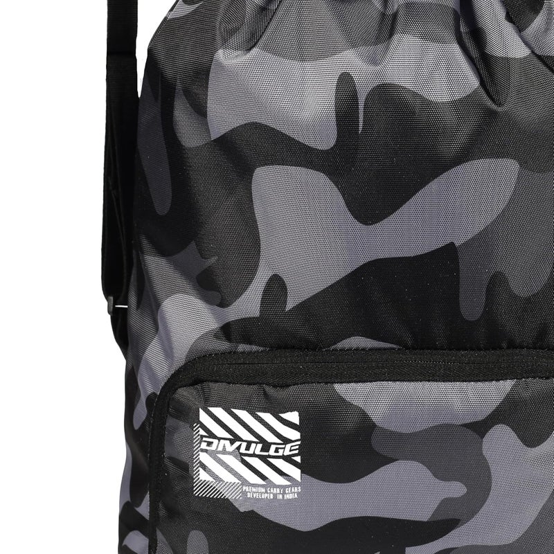 DIVULGE Drawstring Daypack Bag Sports Backpack Gym Bag, Backpack and Multi Utility Bag for Running, Outdoor and Indoor Sports - Image 5