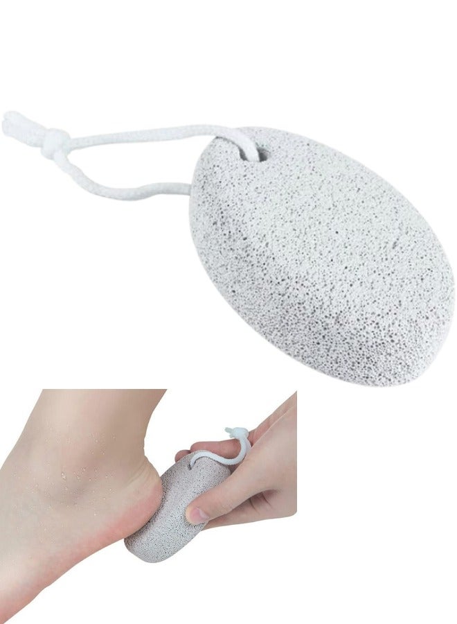 Pumice Stone for Feet – Natural Callus Remover and Foot Scrubber, Exfoliating Stone for Hard, Dry, and Dead Skin on Heels, Hands & Body – Reusable Foot Care Tool (Pack of 1, Multicolor) - Image 1