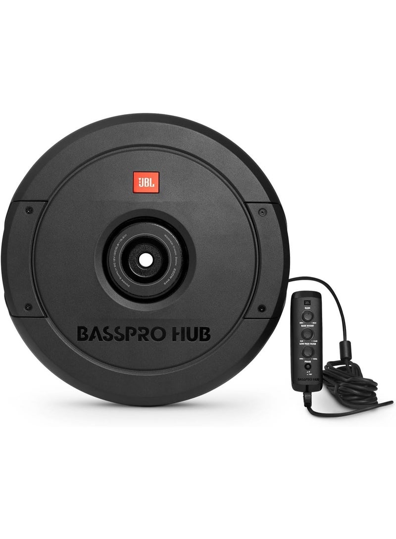 JBL BassPro Hub - 11" Spare Tire Class D Built-in Amplifier Car Subwoofer | Nominal Power 200W, Peak Power 400W - Image 2