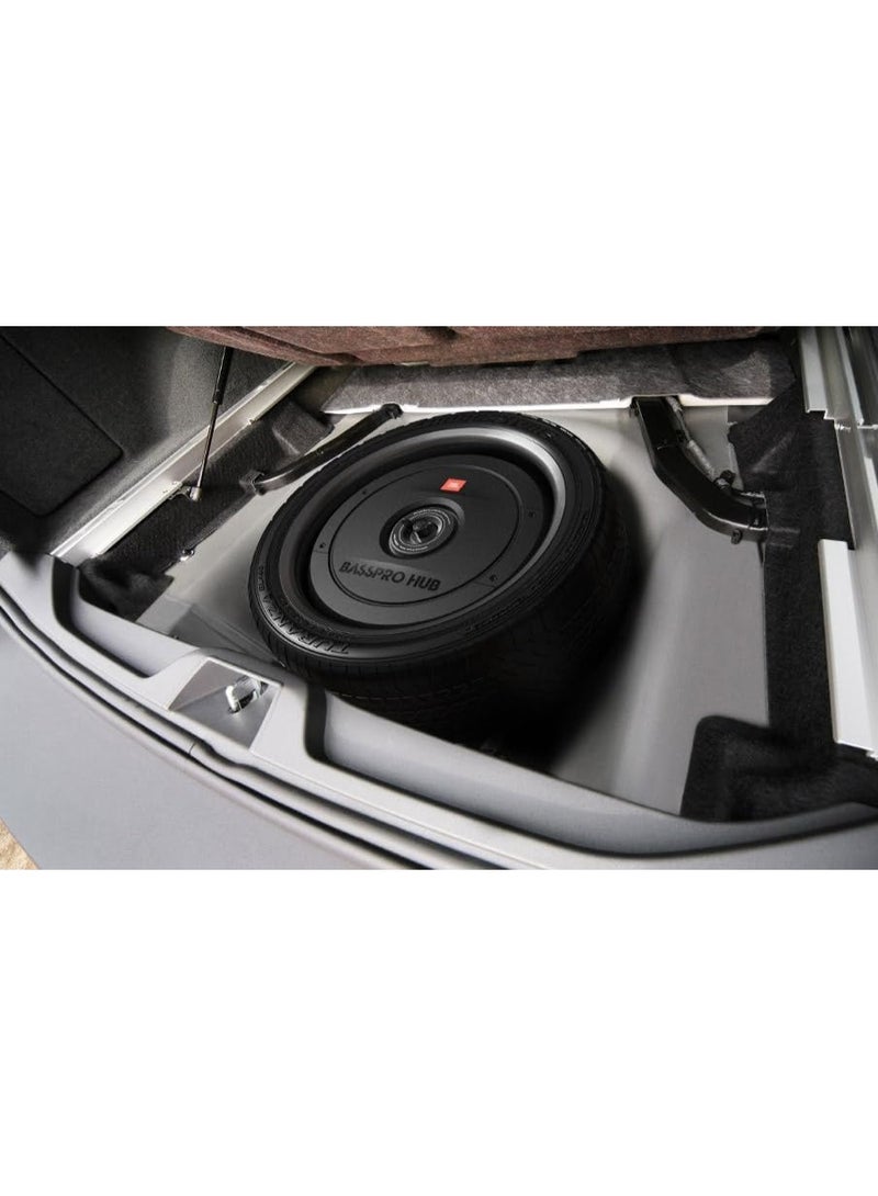 JBL BassPro Hub - 11" Spare Tire Class D Built-in Amplifier Car Subwoofer | Nominal Power 200W, Peak Power 400W - Image 4