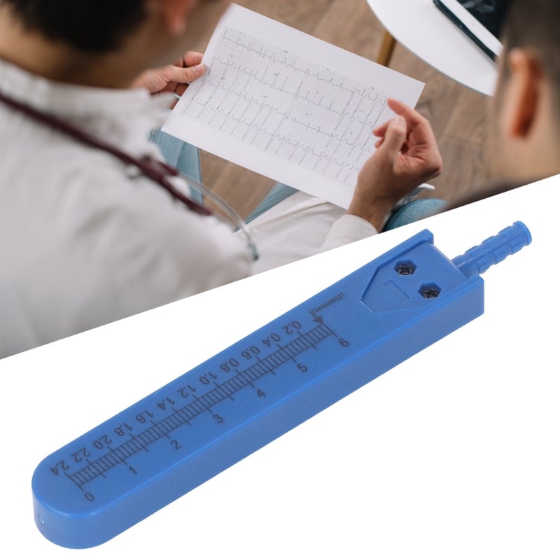 EKG Calipers: Stainless Steel High Accuracy Measuring Tool - Compact Easy Carrying Practical Design Compasses for Electrocardiograph Marking And Measuring - Image 5