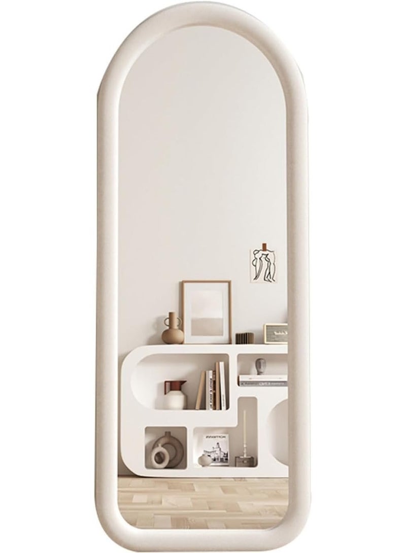 Vparty Arched Floor Mirror, Full Length Freestanding Mirror, Large 50x160 cm HD Glass, Explosion-Proof, Stable Non-Slip Frame, Curved Frame, Arched Wall Mirror for Bedroom, Living Room, Bathroom, Modern Home Décor, Stylish Full-Length Mirror, Decorative Floor Mirror, Tall Standing Mirror, Vertical Standing Mirror, Luxury Home Mirror - Image 2