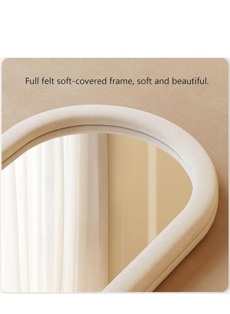 Vparty Arched Floor Mirror, Full Length Freestanding Mirror, Large 50x160 cm HD Glass, Explosion-Proof, Stable Non-Slip Frame, Curved Frame, Arched Wall Mirror for Bedroom, Living Room, Bathroom, Modern Home Décor, Stylish Full-Length Mirror, Decorative Floor Mirror, Tall Standing Mirror, Vertical Standing Mirror, Luxury Home Mirror - Image 4