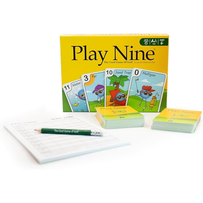 PLAY NINE - The Card Game for Families,Best Strategy Game For Couples, Fun Game Night Kids, Teens and Adults, The Perfect Golf Gift - Image 2