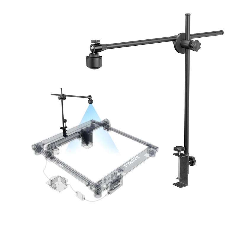LONGER LightBurn Camera Kit for Laser Engravers â€“ 5MP Time-Lapse Digital Camera with Precise Positioning, Multi-Task Engraving, and Preview Support for LightBurn - Image 1