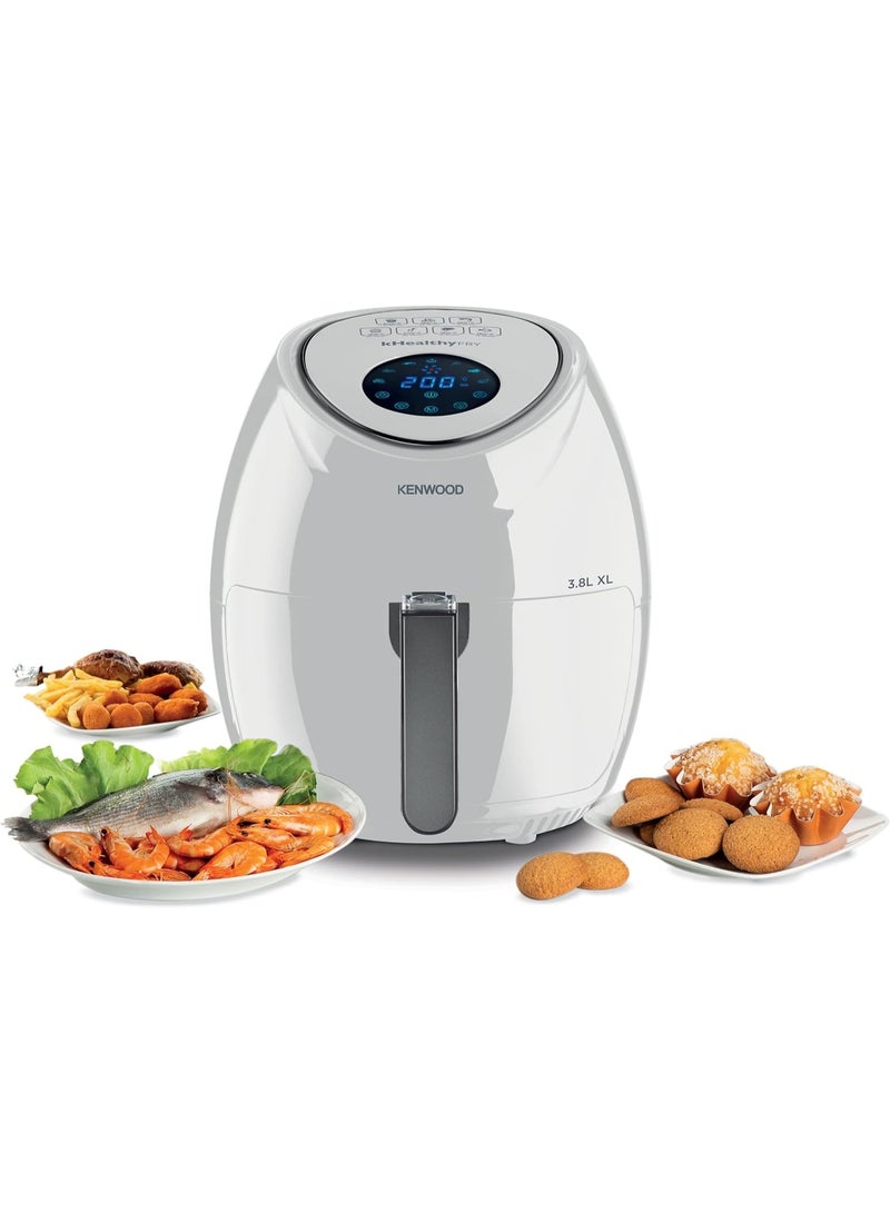 KENWOOD Khealthy Fry HFP30 Digital Air Fryer Non-Stick 1.7Kg XL, Capacity 1500W 3.8 L 1500 W HFP30 Offwhite - Image 4