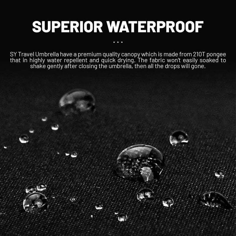 SY COMPACT Travel Umbrella Windproof Automatic Umbrellas Small Compact UV Sun Protection Factory Outlet Umbrella - Image 4