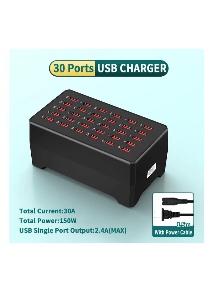 USB Charging Station USB Plug Charger 30-port Desktop - Image 4