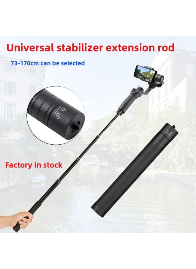 Generic - Stabilizer Gimbal Selfie Stick Is Suitable For Feiyu Dajiang Vast Mobile Phone Sports Camera Gopro Extension Rod-Color:1.7m +gopro Adapter - Image 1