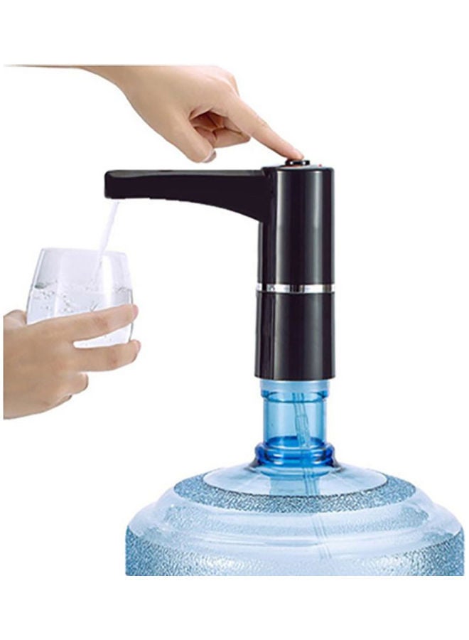 NIBEMINENT Electric Water Pump Drinking Bottle Black/Blue 13.5*8.5*8cm 
