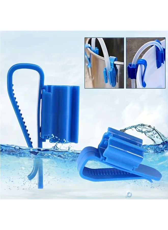 6 قطع مشابك أنابيب حوض السمك القوية من البولي كربونات مشابك خرطوم 8-16 مم تركيب بدون أدوات - Image 3