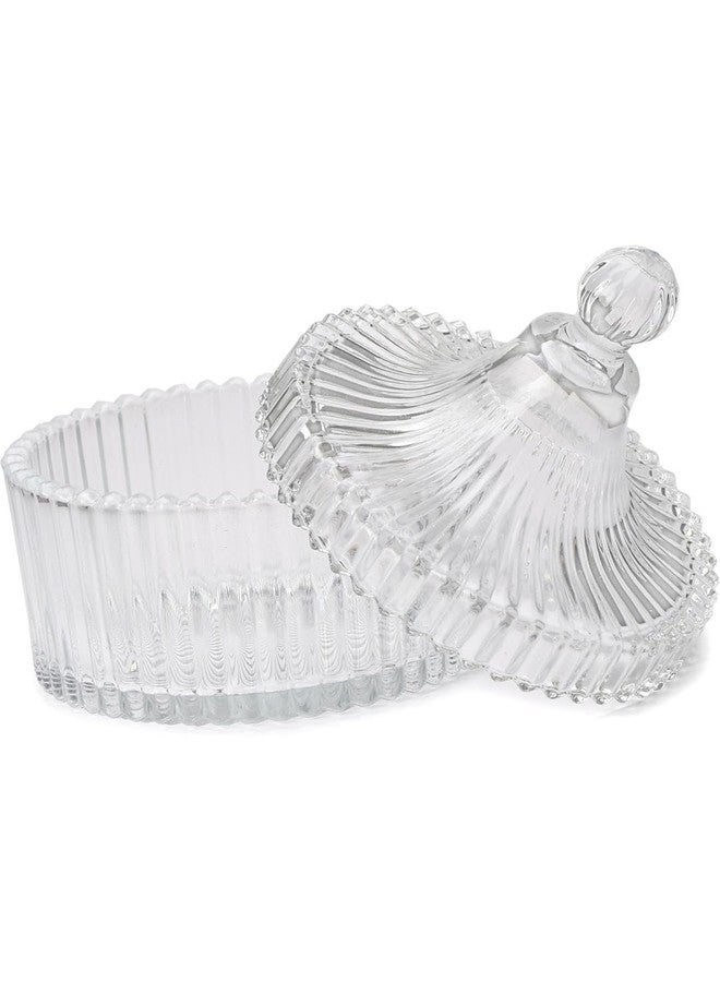 1st Time Stylish & Clear Candy Jar for Candy, Cookies, Dishes and Biscuit, Pack of 20, 300 Ml, 10 X 10 X 12 CM - Image 5