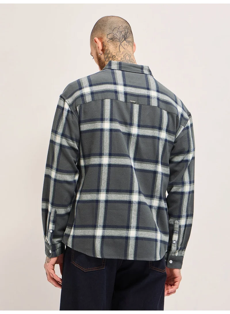 THE BEAR HOUSE  Men’s Long Sleeve Shirt – Classic, Comfortable and Stylish Essential for Work, Travel or Casual Outings for Men | Best Price UAE