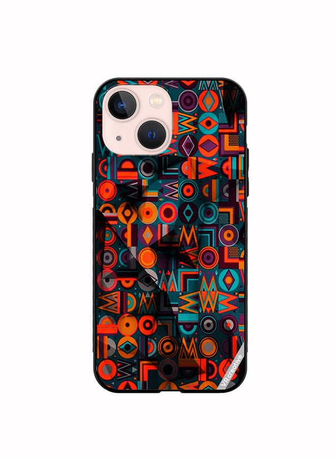 VR CREATIVE Protective Case Cover For Apple iPhone 13 Flower Design Multicolour - Image 1