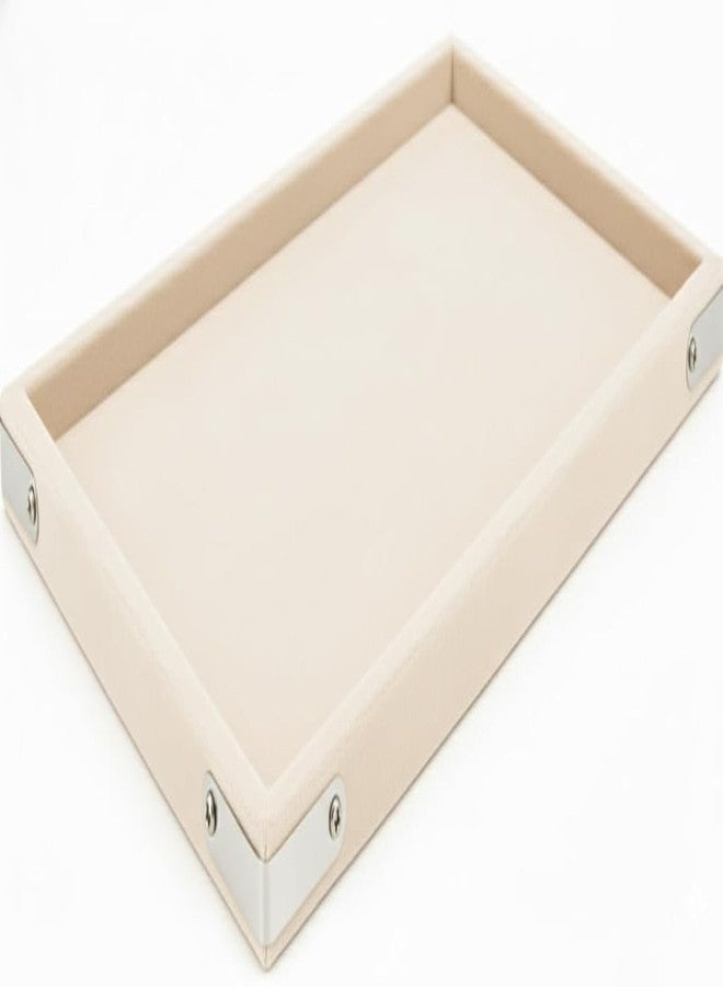 SENTONI Ivory Cream Velvet Jewellery Display & Beading Tray – Multipurpose Organizer for Rings, Bracelets, Beads & Showcase Display Pack of 2 (14 x 10 Inch) - Image 3