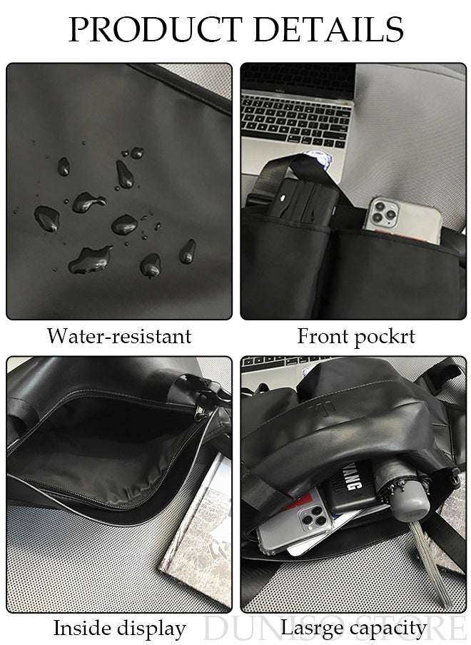 DUNISO Compact Waist Bag for Men and Women Waterproof Crossbody Waist Bag Multipurpose Chest Shoulder Bag with Buckle Everyday Carry Bag Sling Bag for Travel Work Sports Versatile Belt Bag Unisex Adults Waist Bag  - Image 5