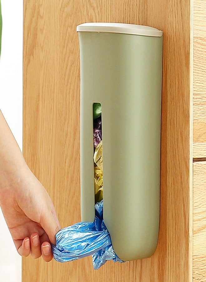 بوميا منظم أكياس بلاستيكية من بوميا، موزع أكياس البقالة للمطبخ (أخضر) - Image 5