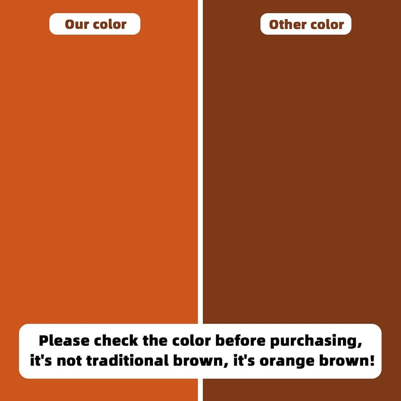 KUNN Genuine Leather Strips 4 Pcs Replacement for Medieval Button End Suspenders,Brown - Image 3